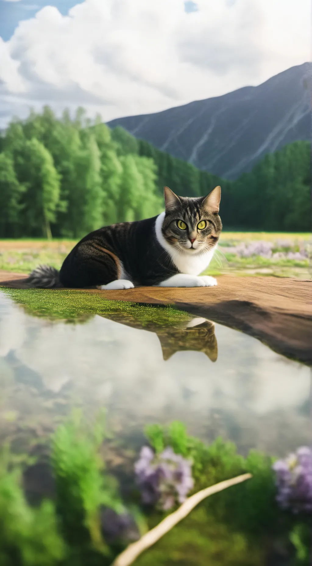 ai character: *~_Łøłå_~* background