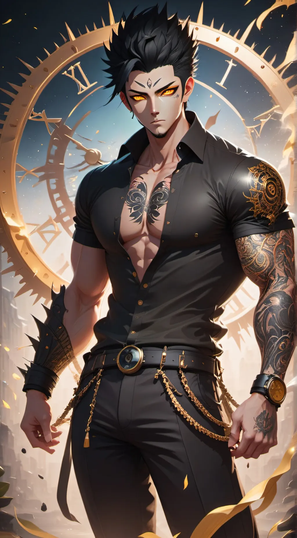 ai character: Gavan background