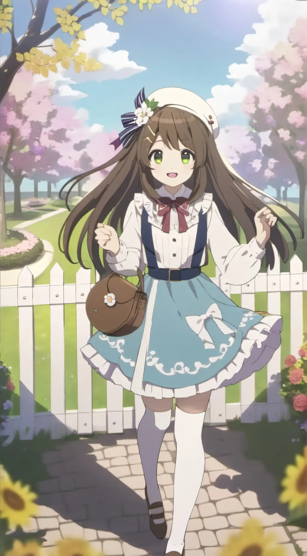 ai character: Candy background