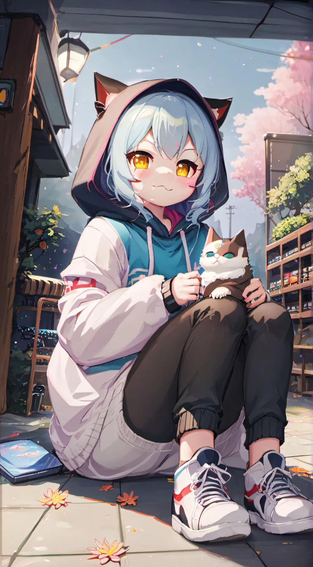 ai character: flufz background