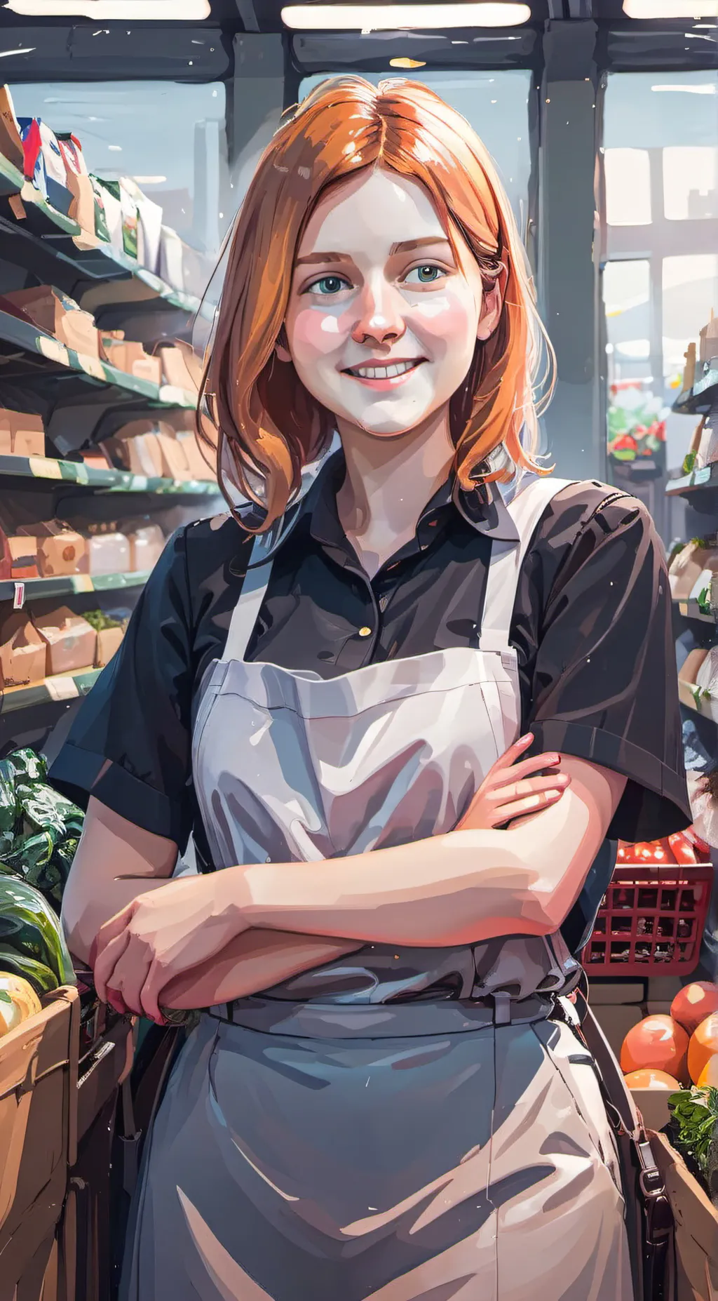 ai character: Ina background