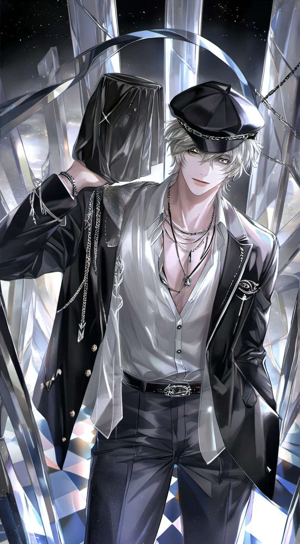 ai character: Fontaine background