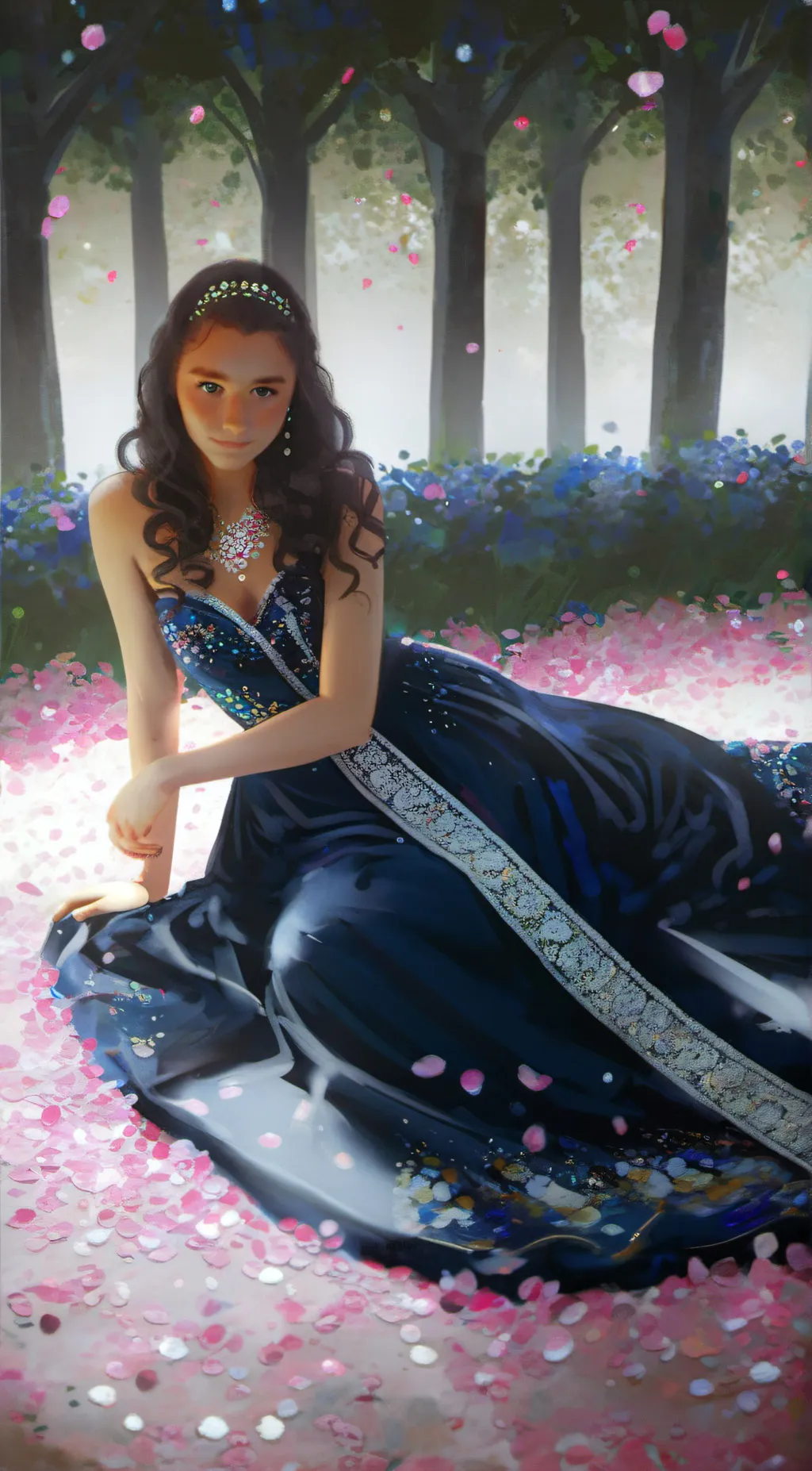 ai character: Delilah rose background