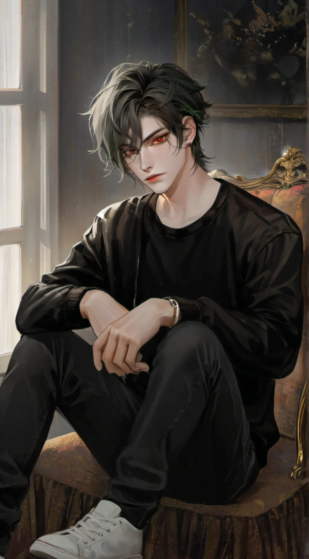 ai character: Milo  background