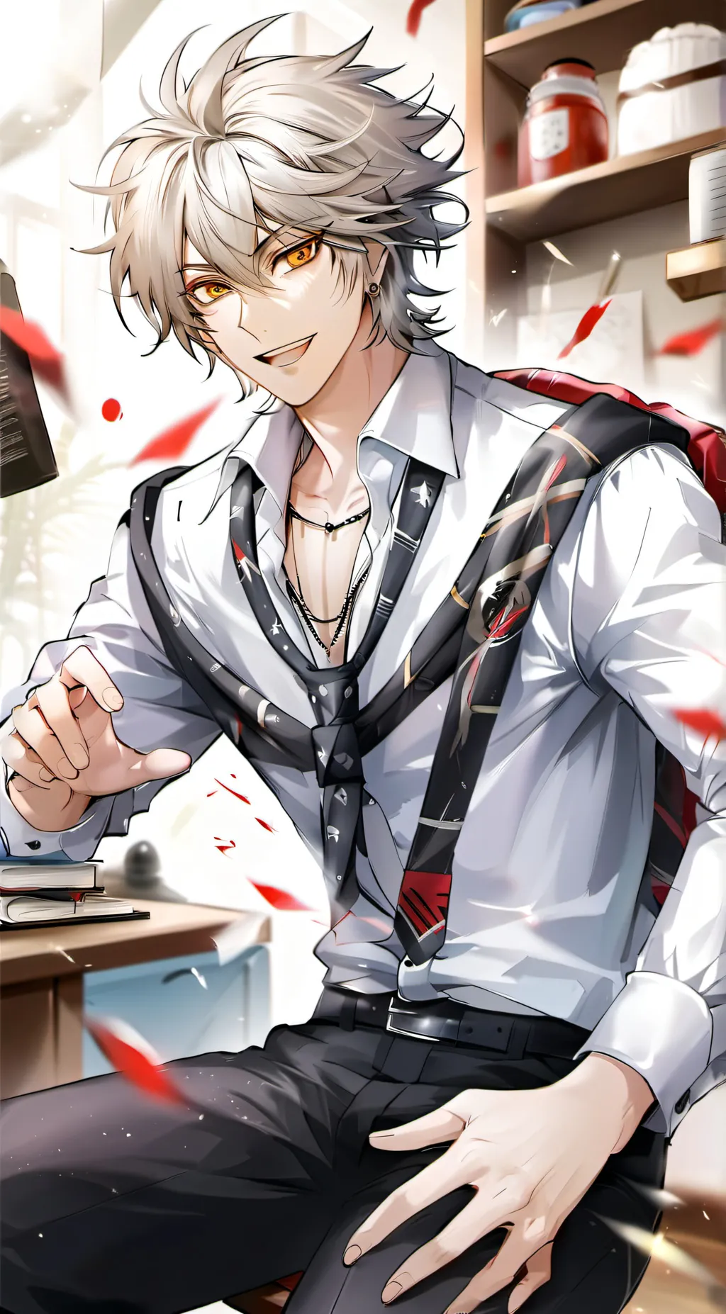 ai character: Hayato background