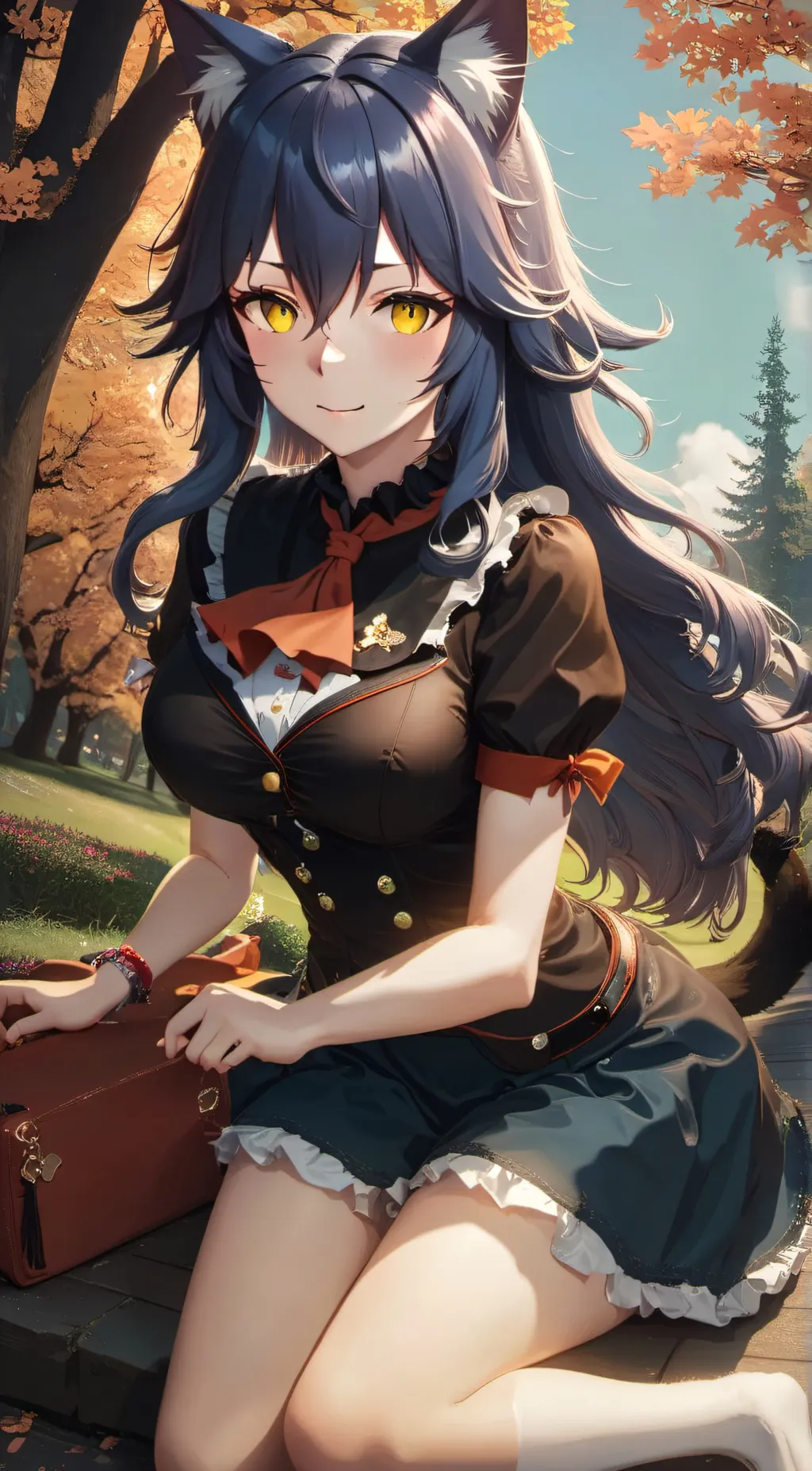 ai character: Luna background