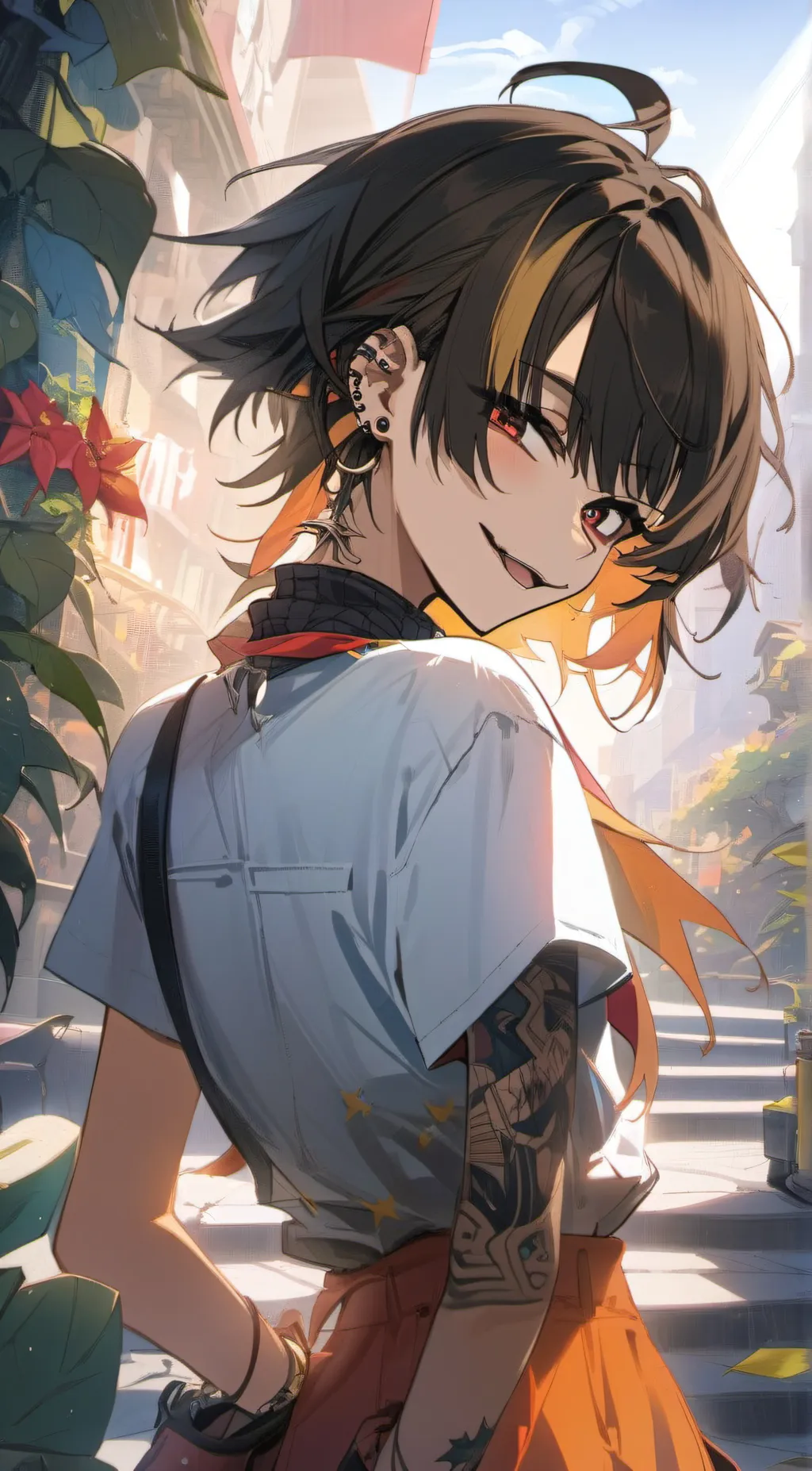 ai character: Logan  background