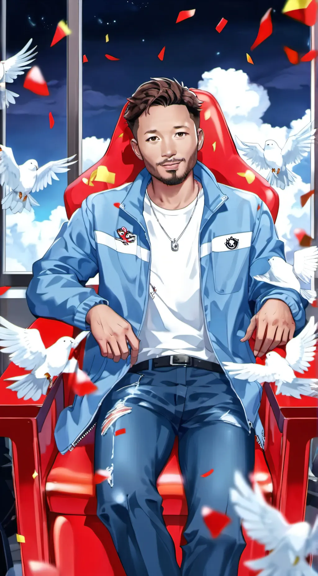 ai character: John legend background