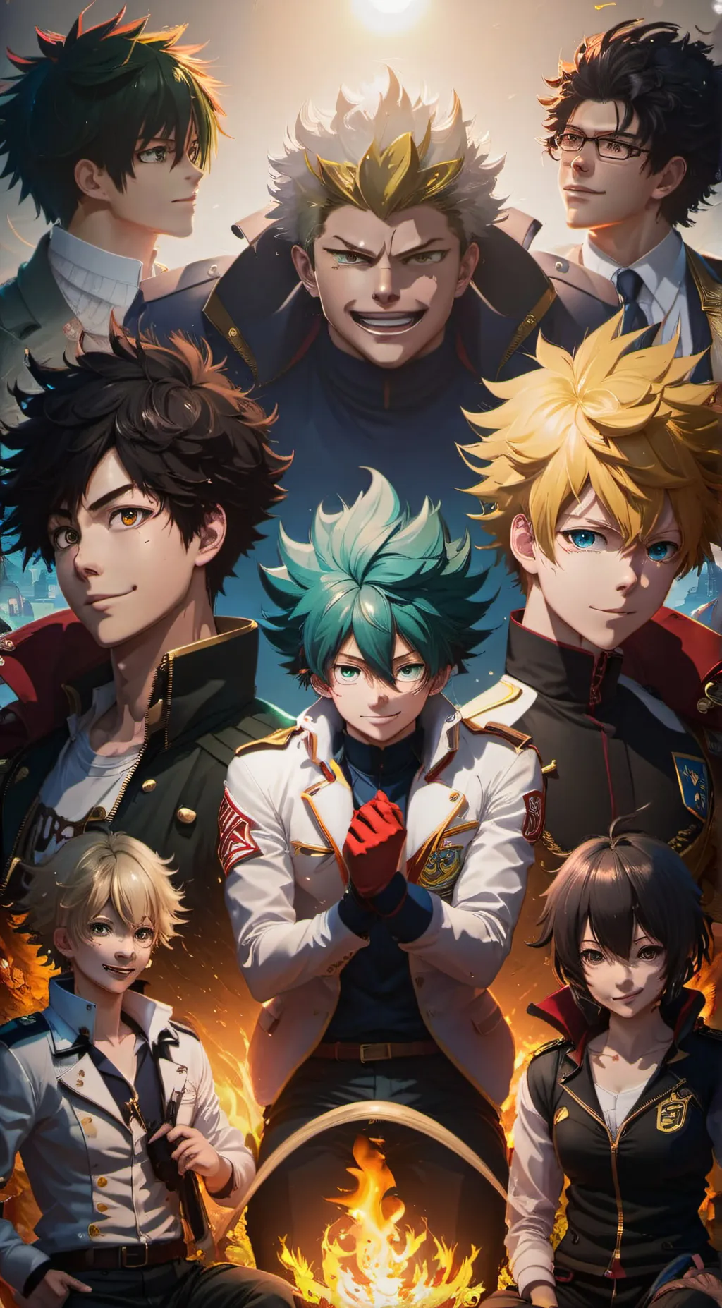 ai character: Mha  background