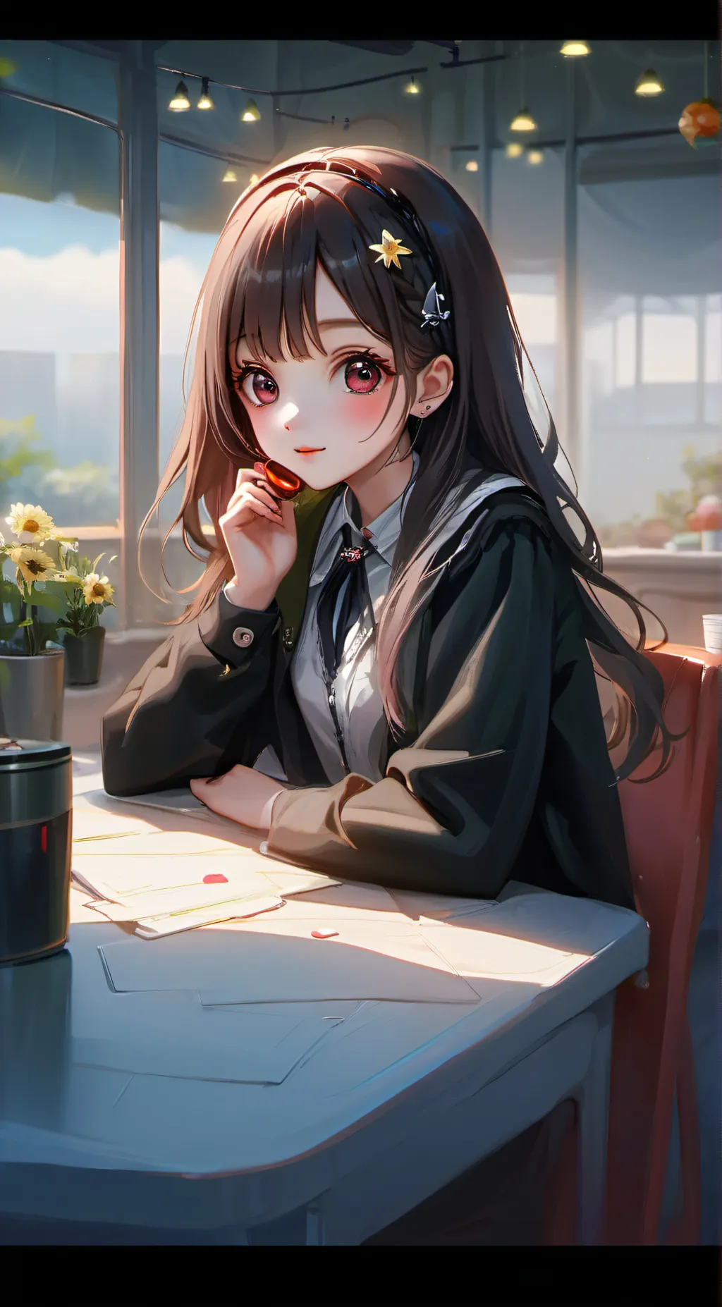 ai character: Iris background