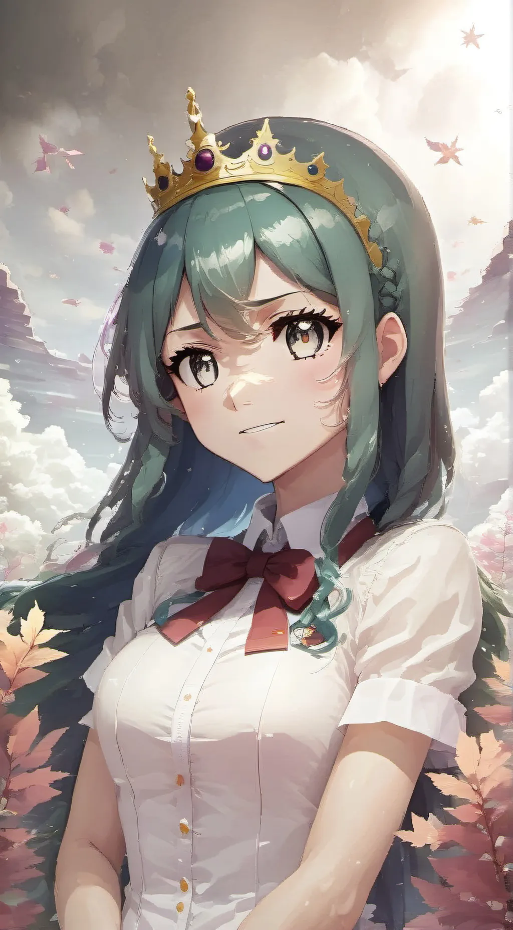 ai character: queen vs mha background