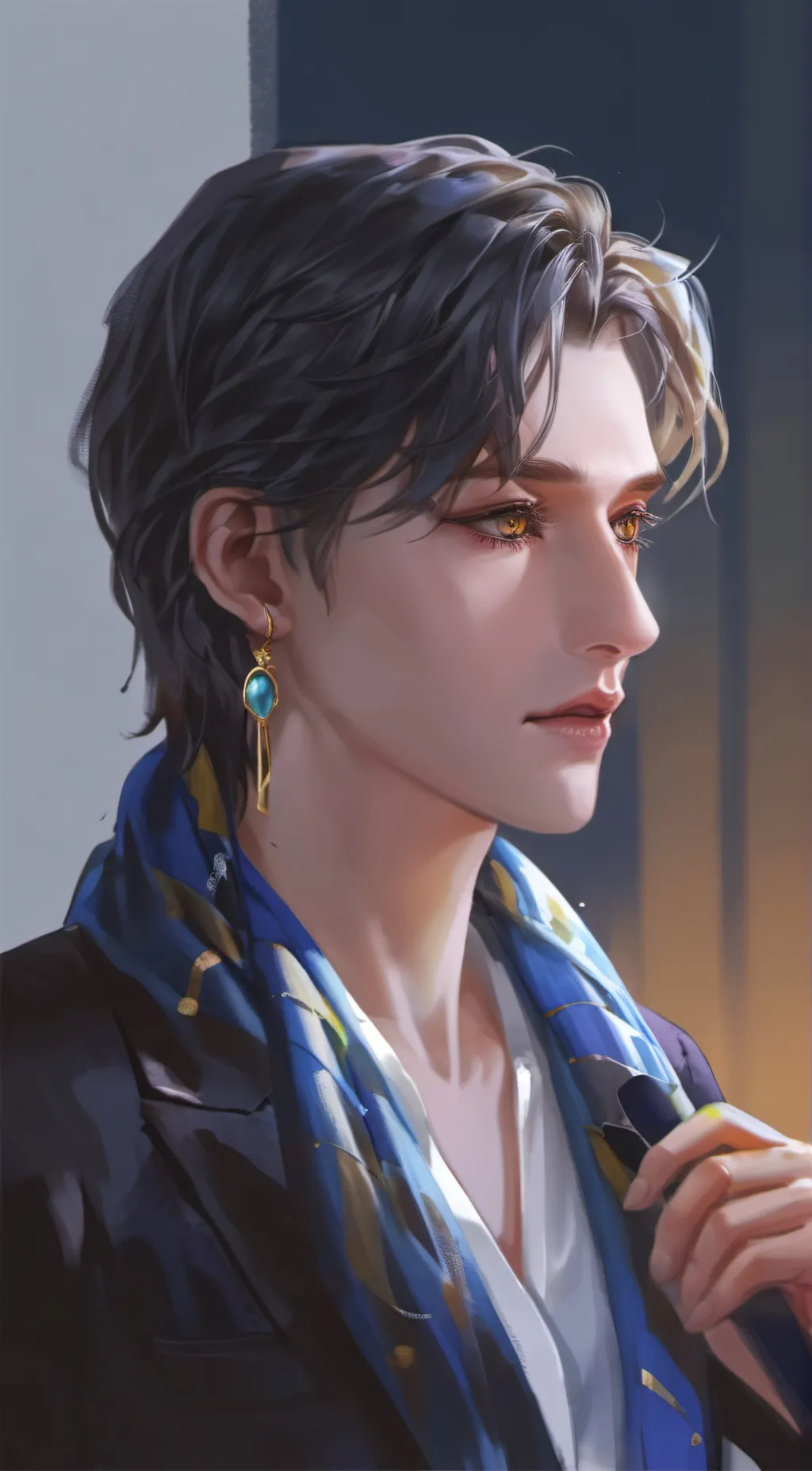 ai character: justin background