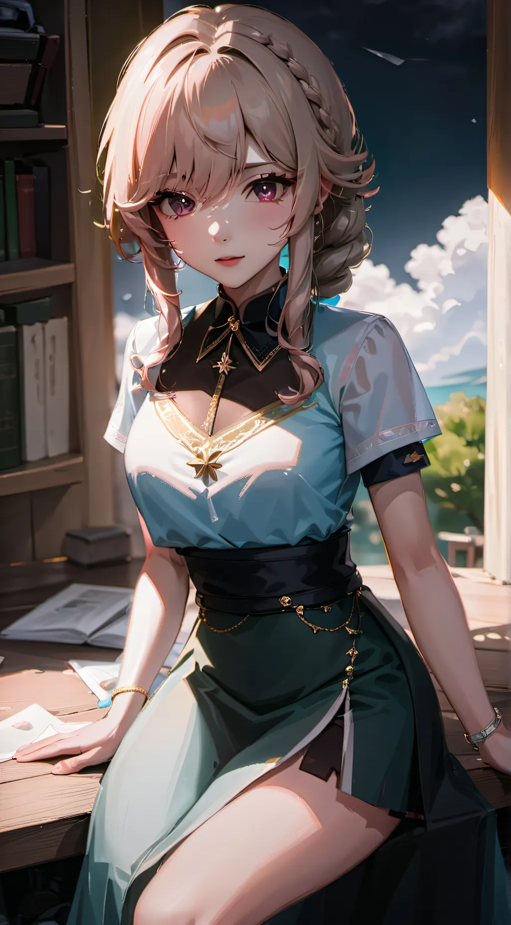 ai character: lilly background