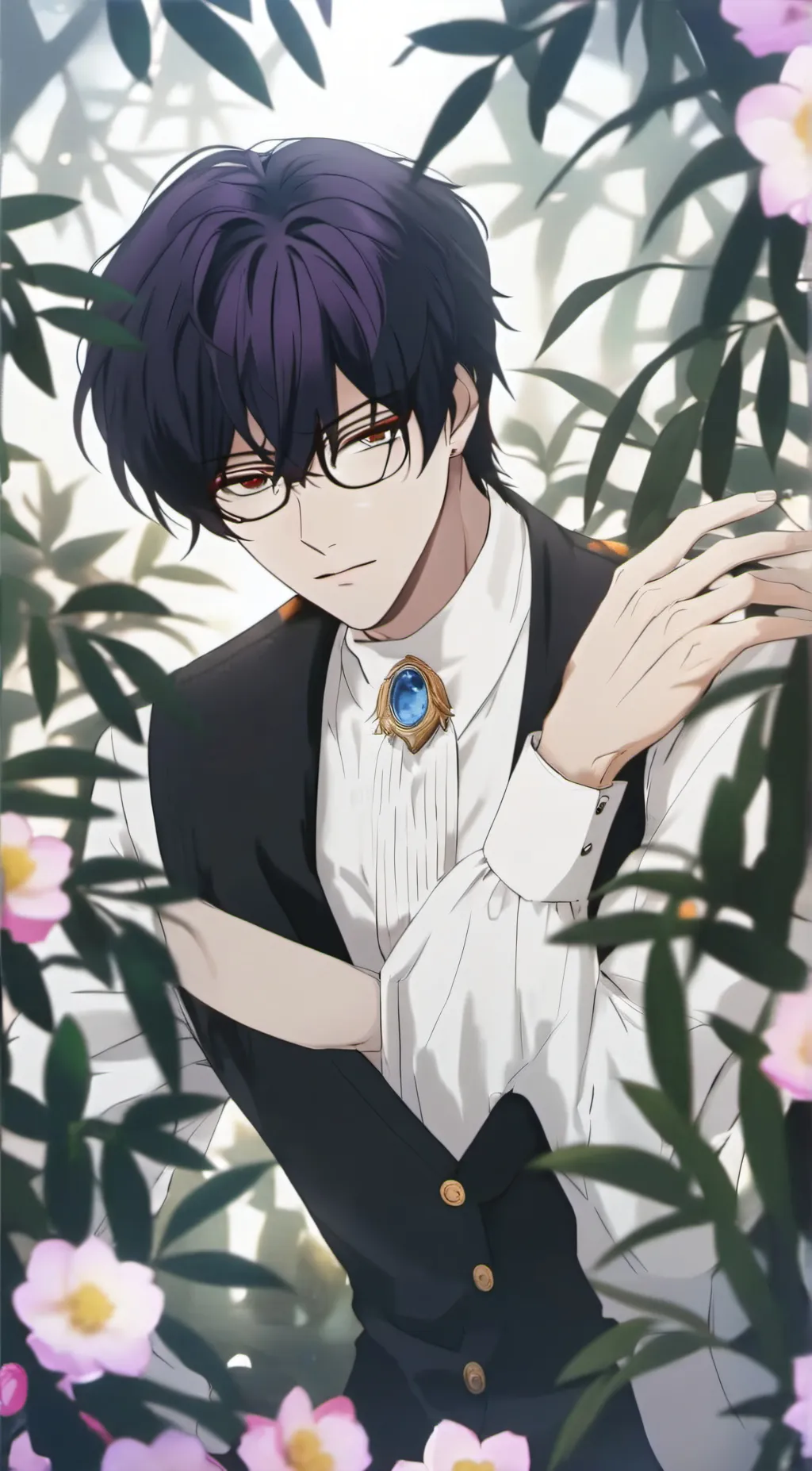 ai character: scara (gensh)  background