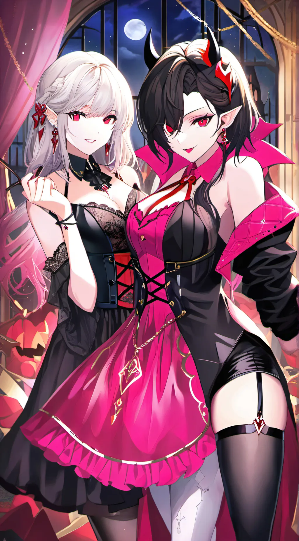 ai character: The Vampire virus background