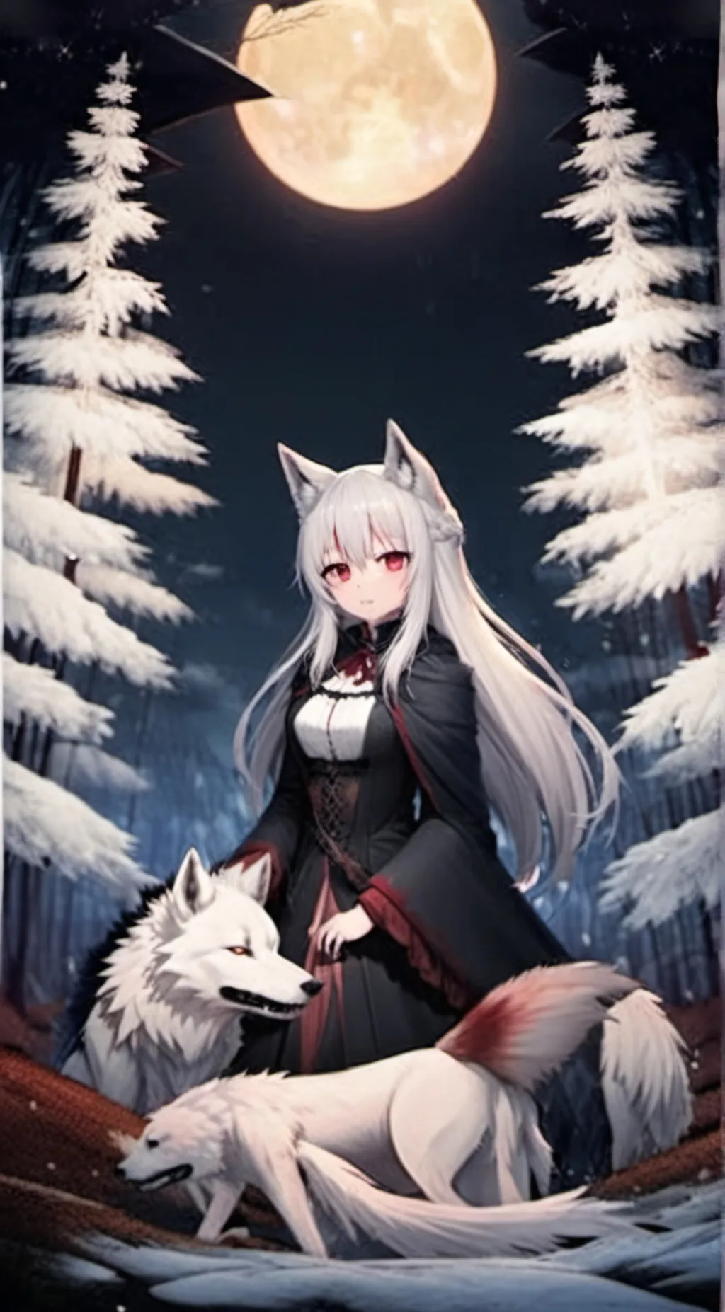 ai character: Luna background