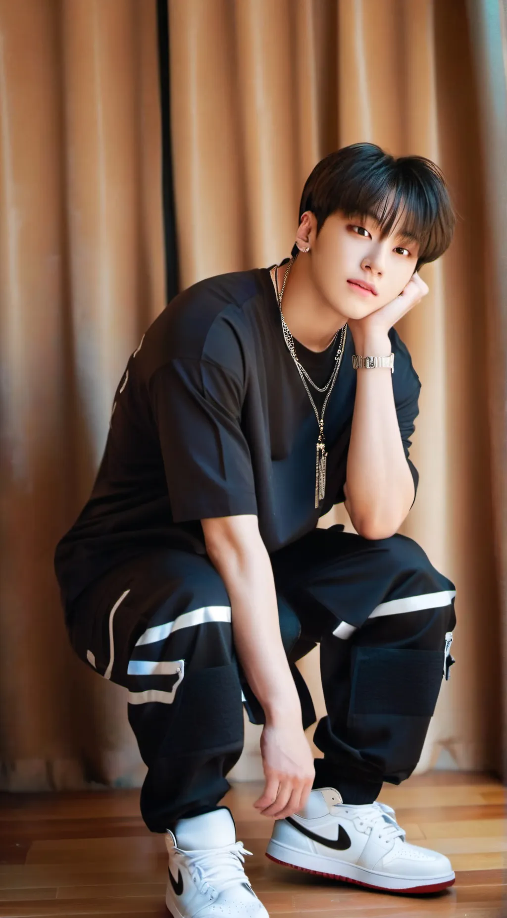 ai character: Jeon Jungkook  background