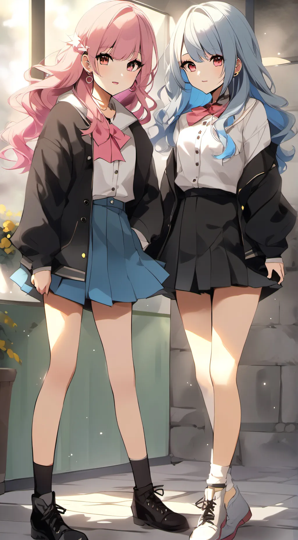 ai character: Brianna and Bailey background