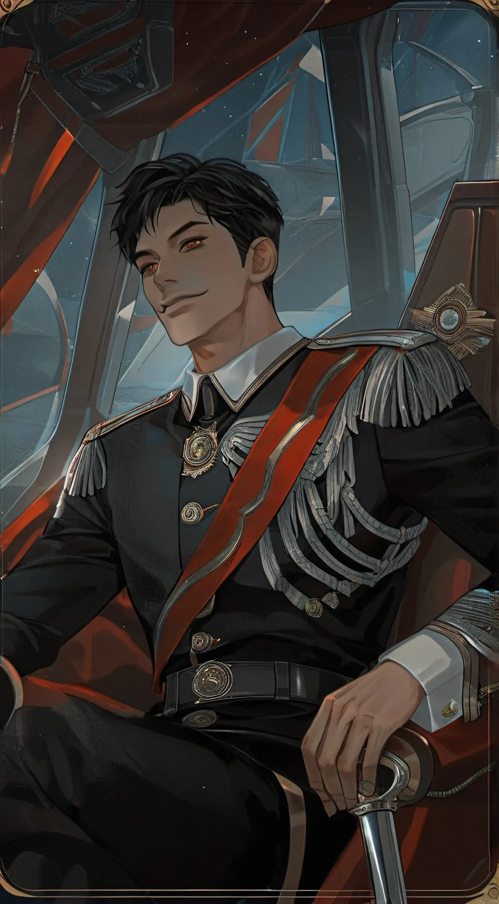 ai character: Captain Silverhand background