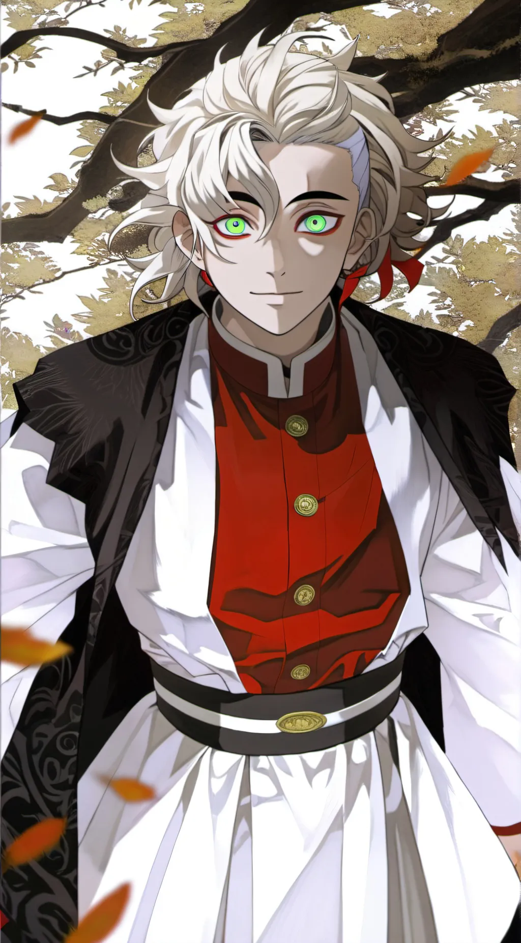 ai character: Douma Perron  background