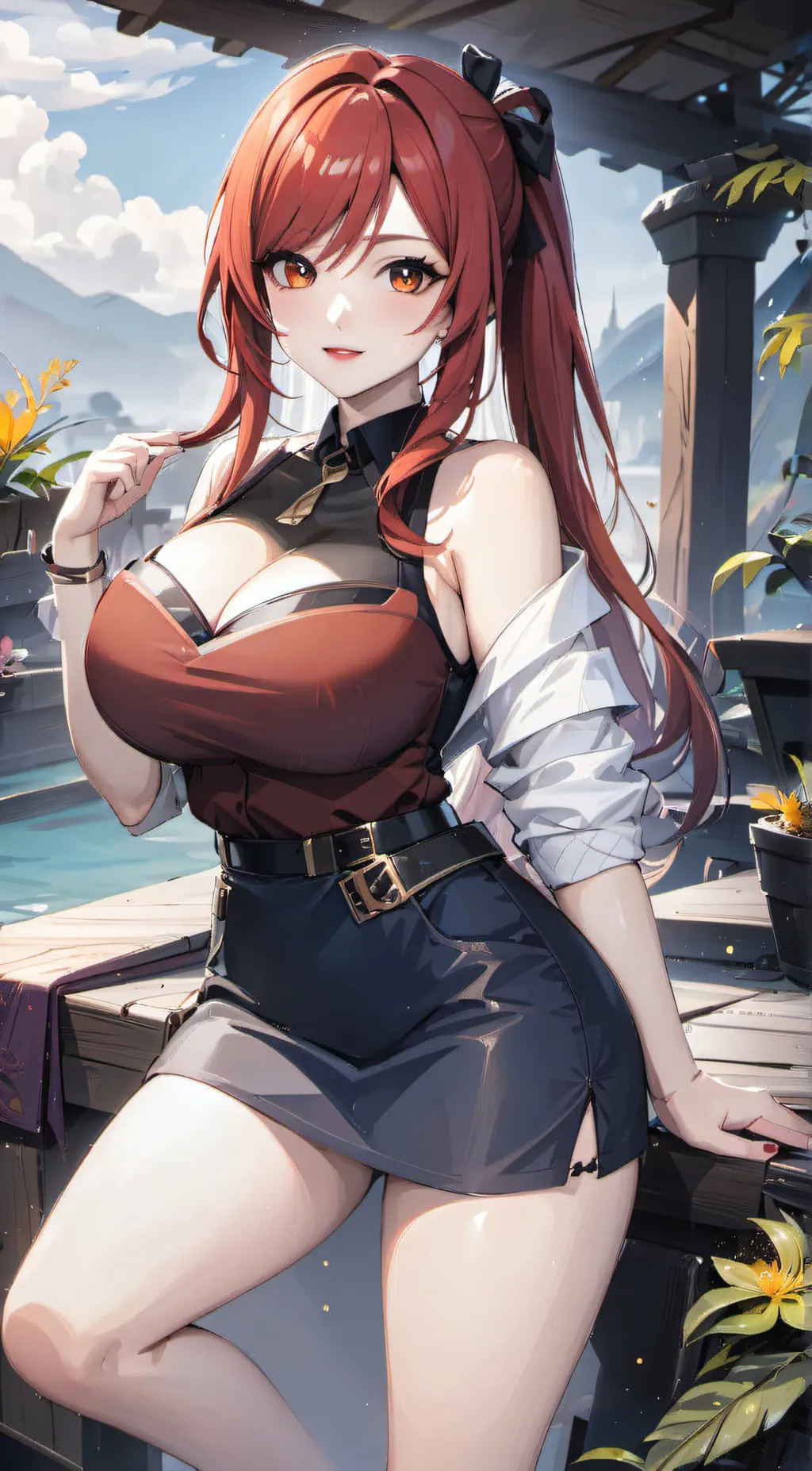 ai character: Crease background