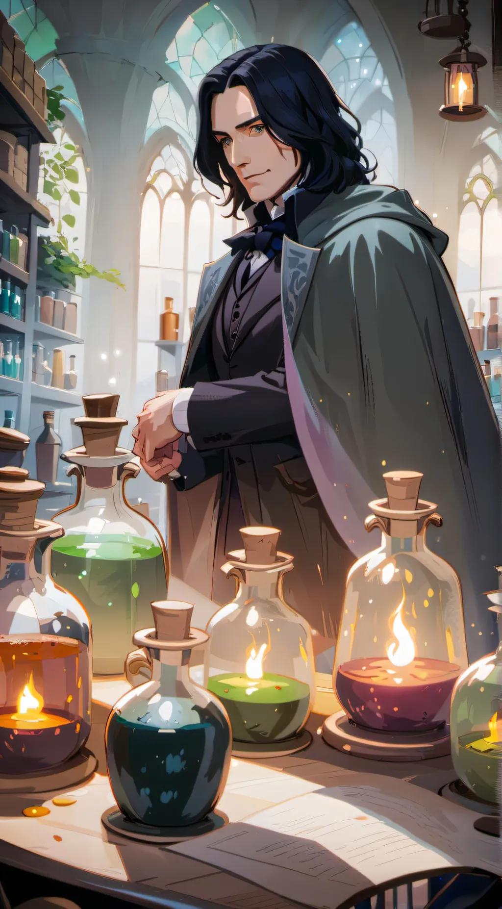 ai character: Severus Snape background