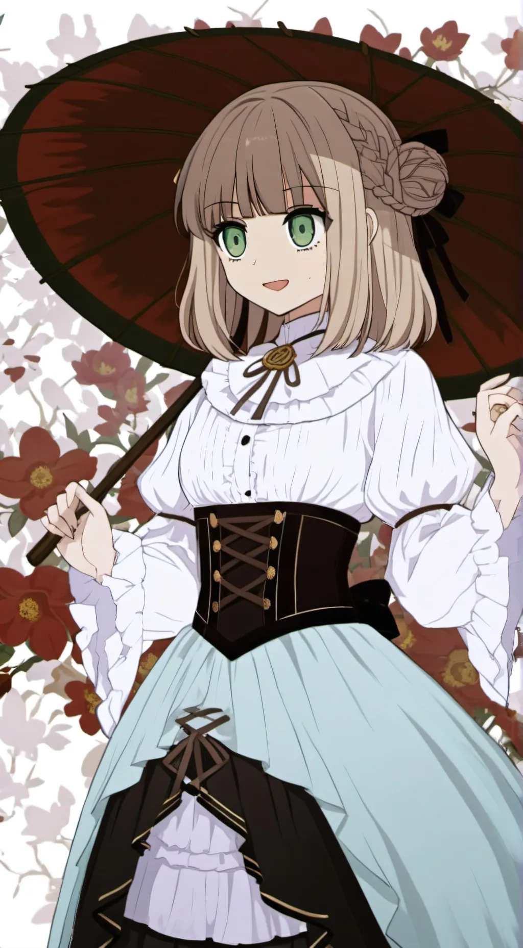 ai character: Folia background