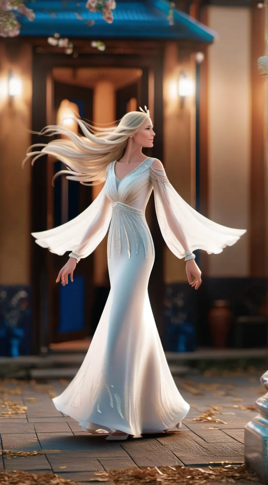 ai character: Lilly background