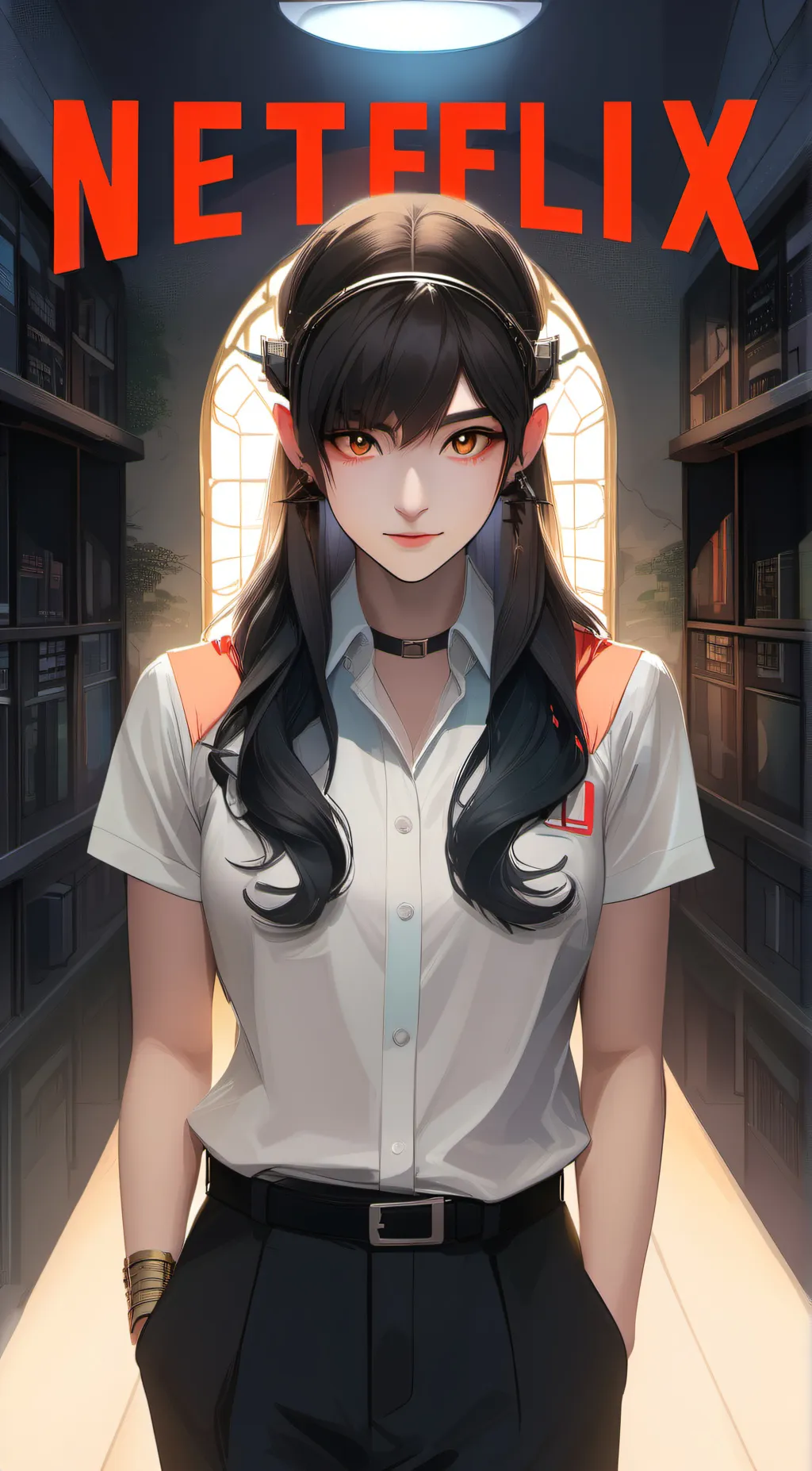 ai character: netflix background