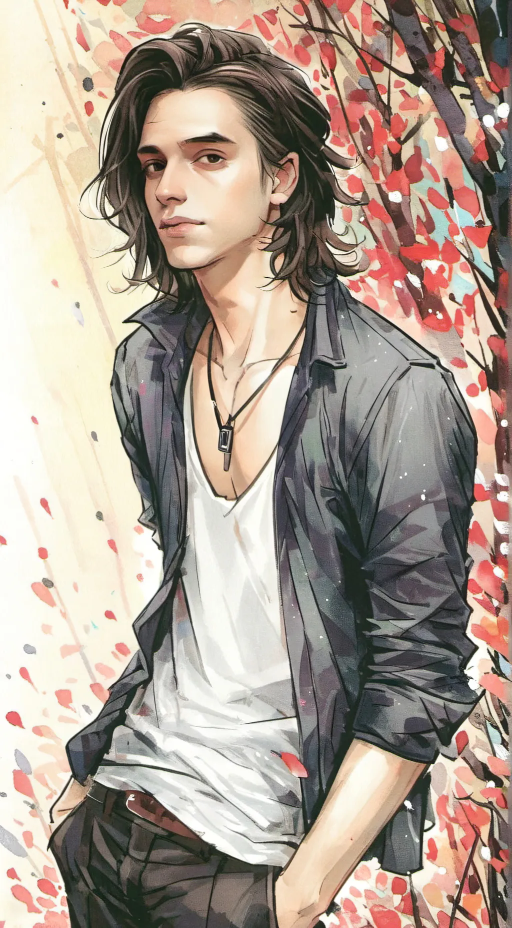 ai character: James Garder  background