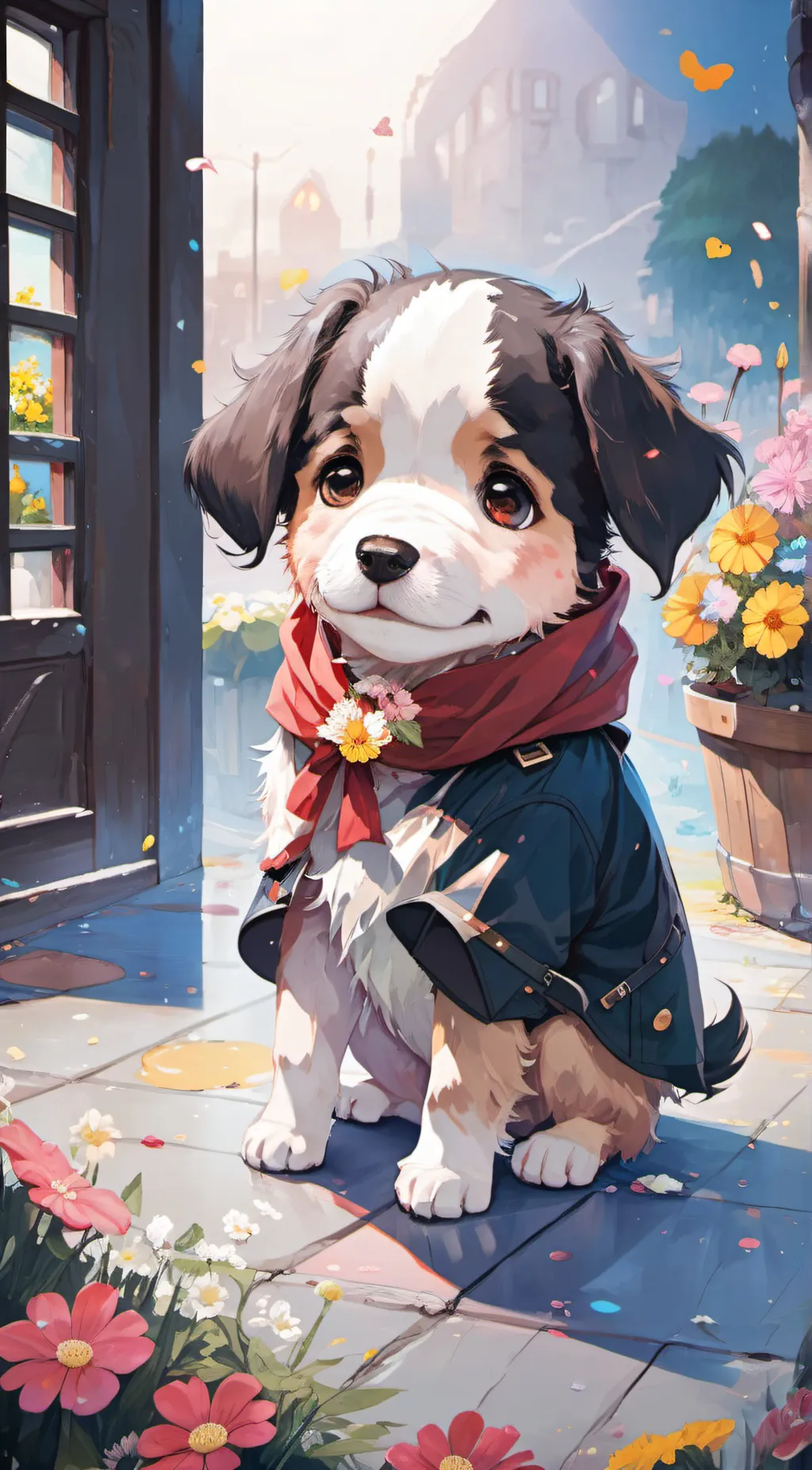 ai character: Little Dog background