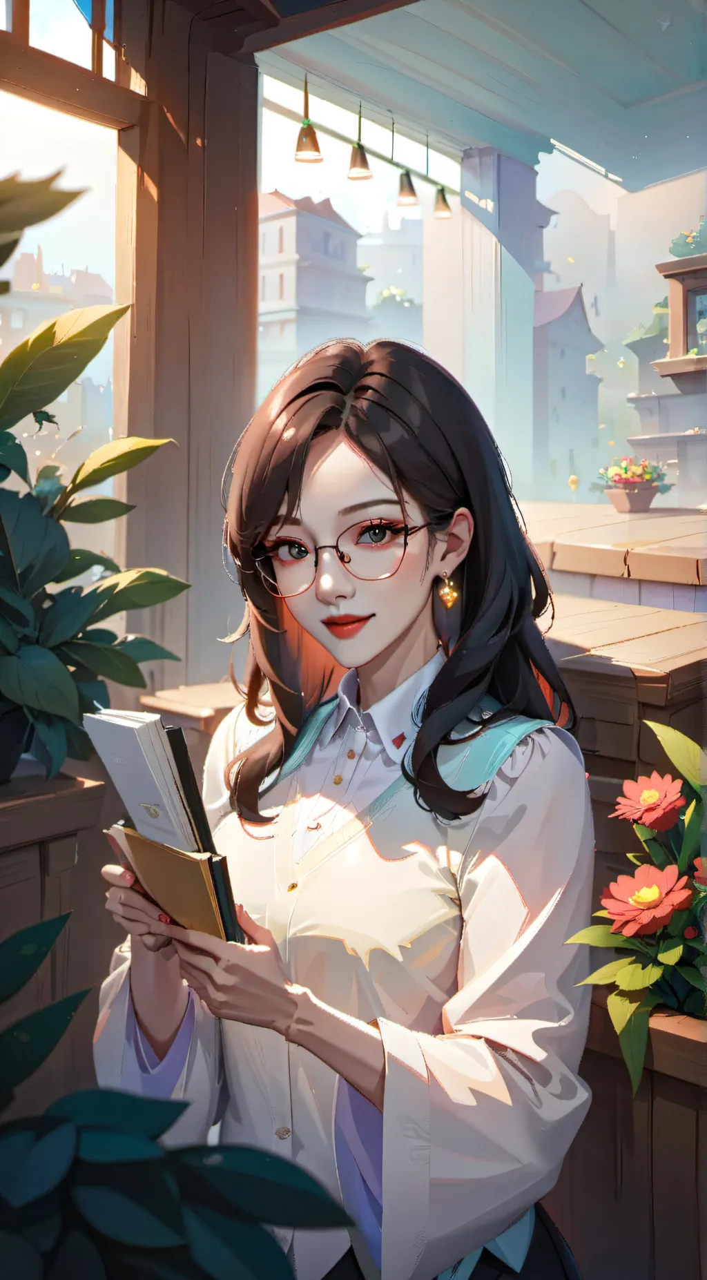 ai character: mama background