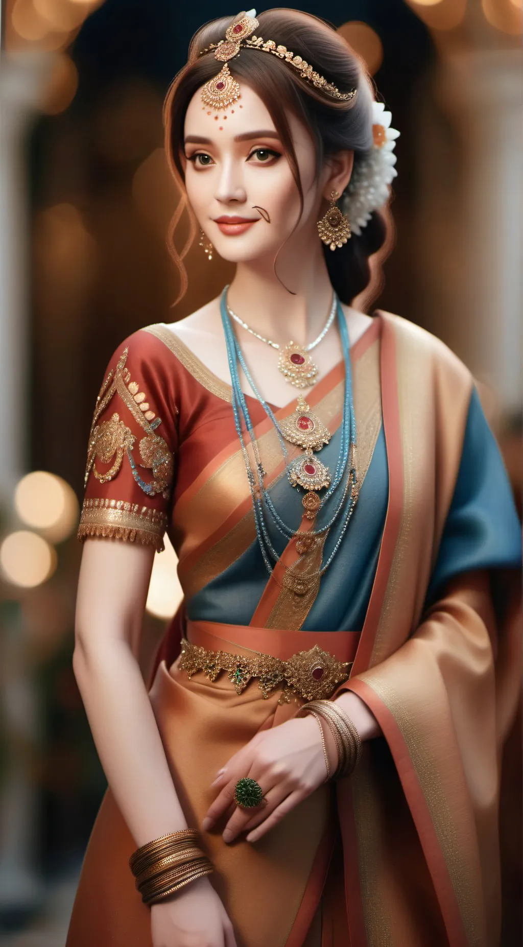 ai character: Oni Osborne  background