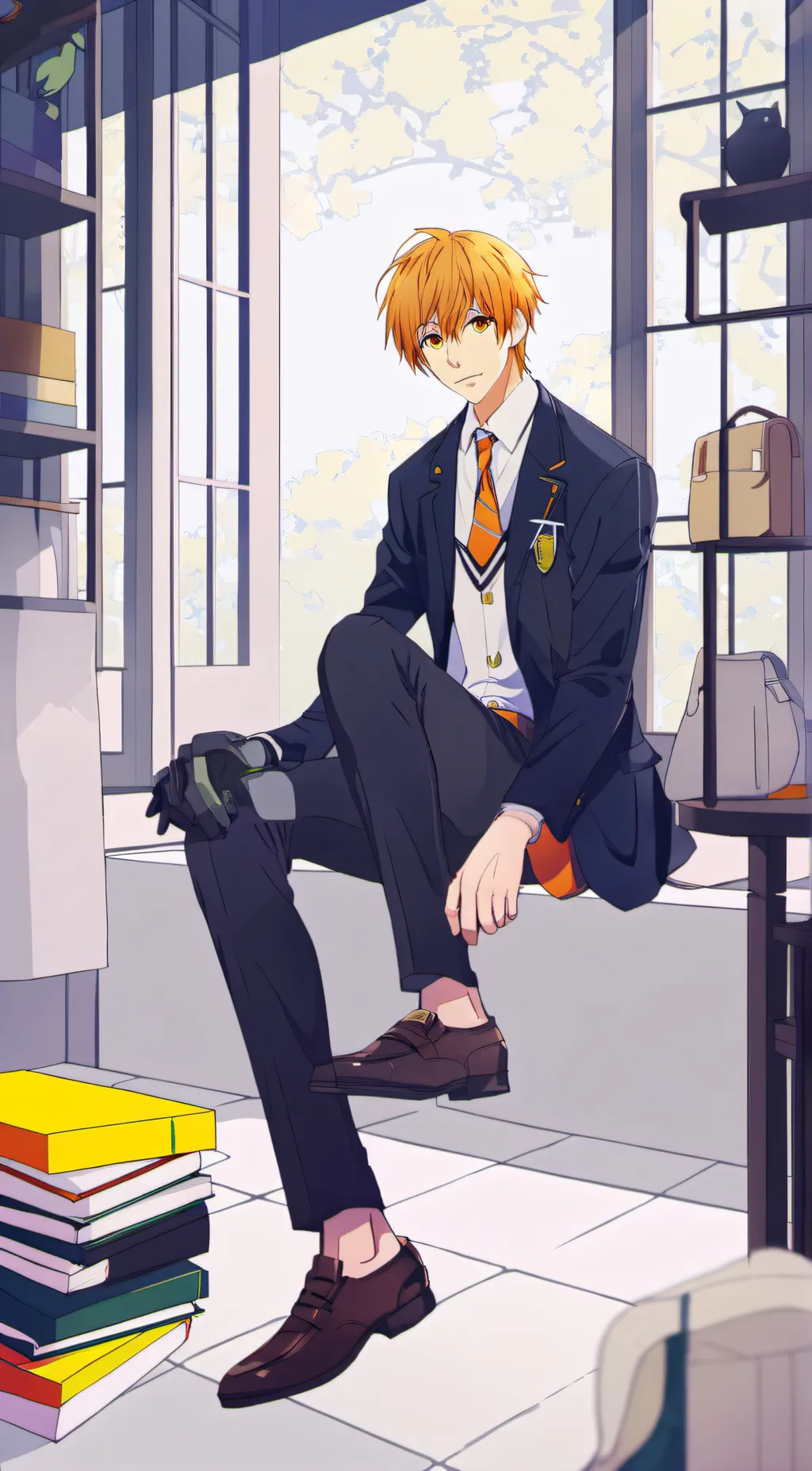 ai character: Oliver background