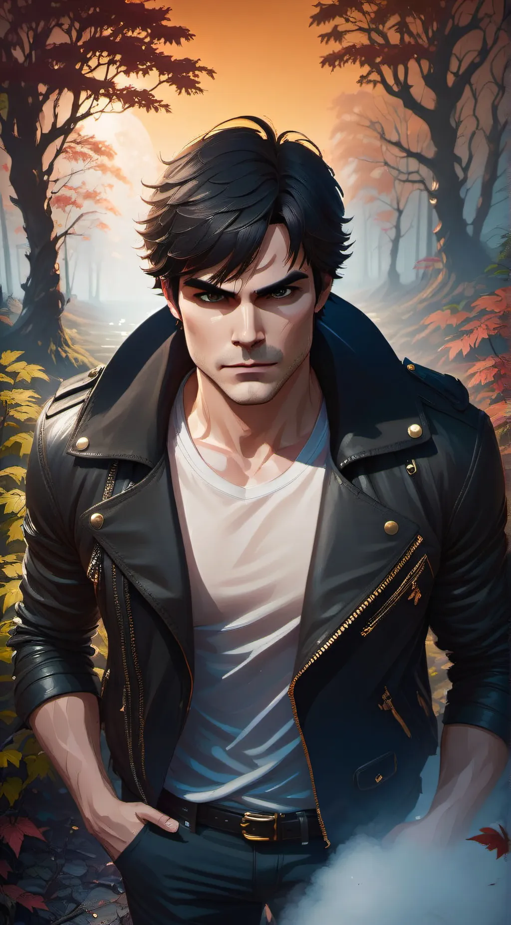 ai character: Damon background