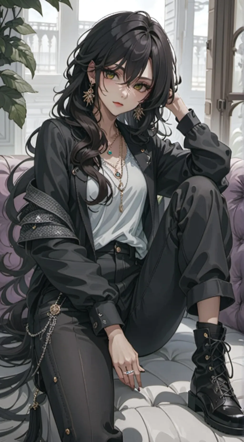 ai character: Athena  background