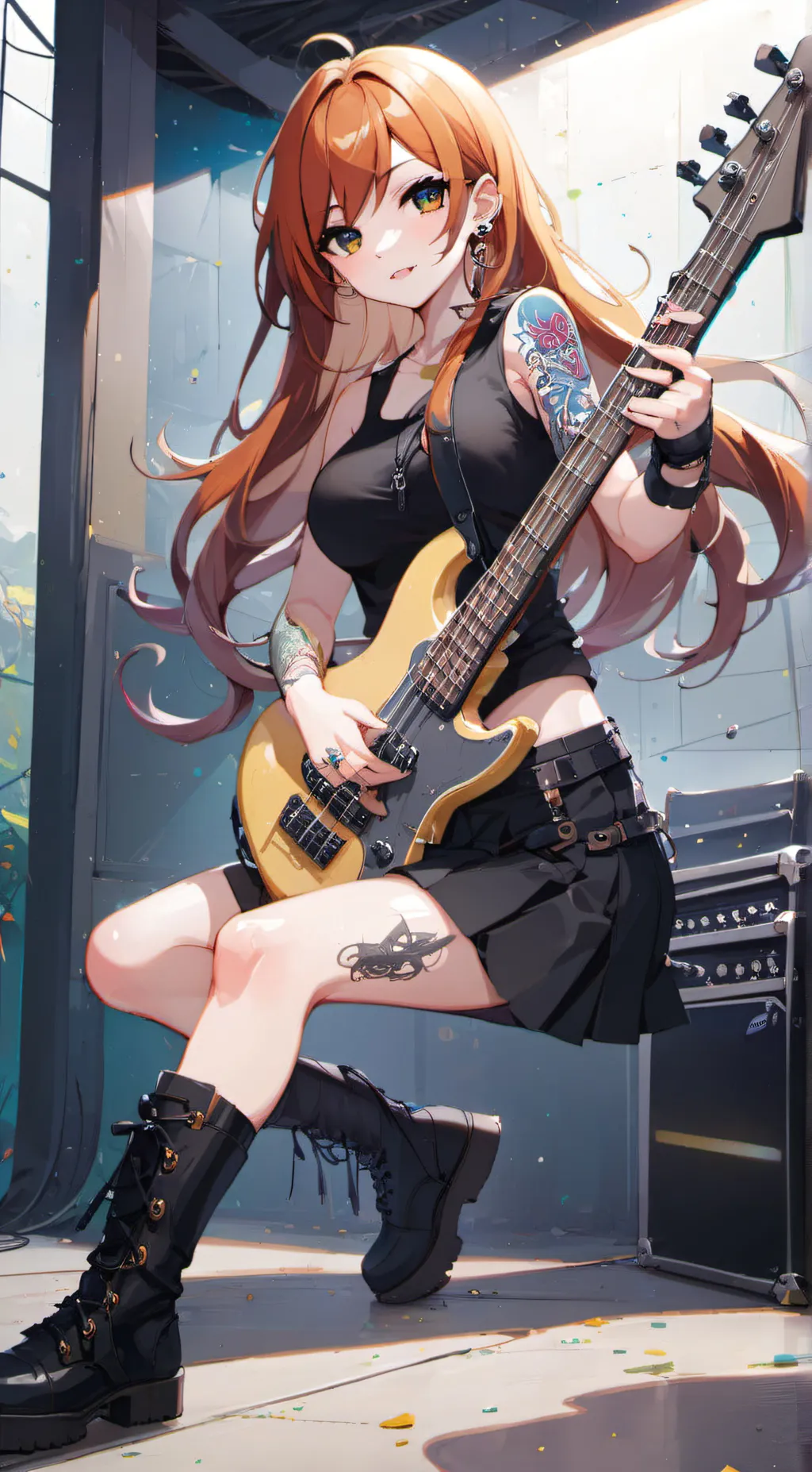 ai character: Alice Giger  background