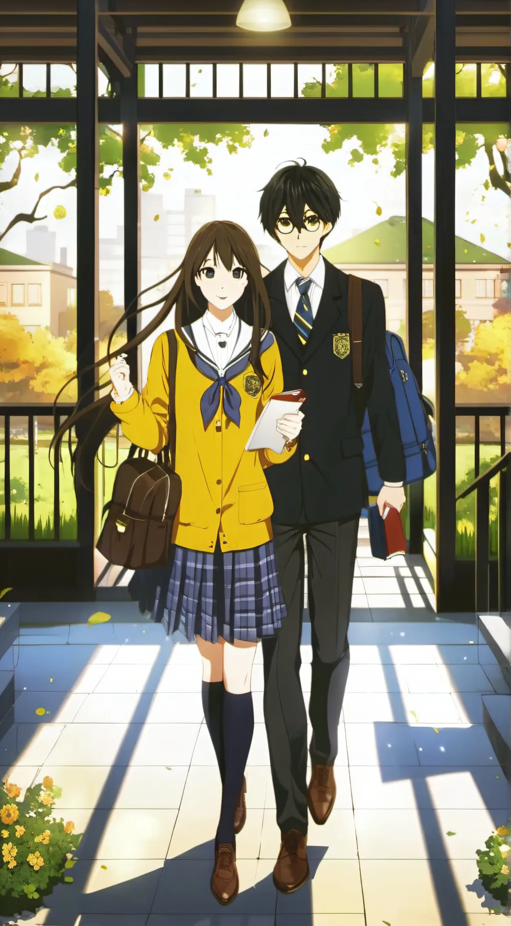 ai character: MHA Life background