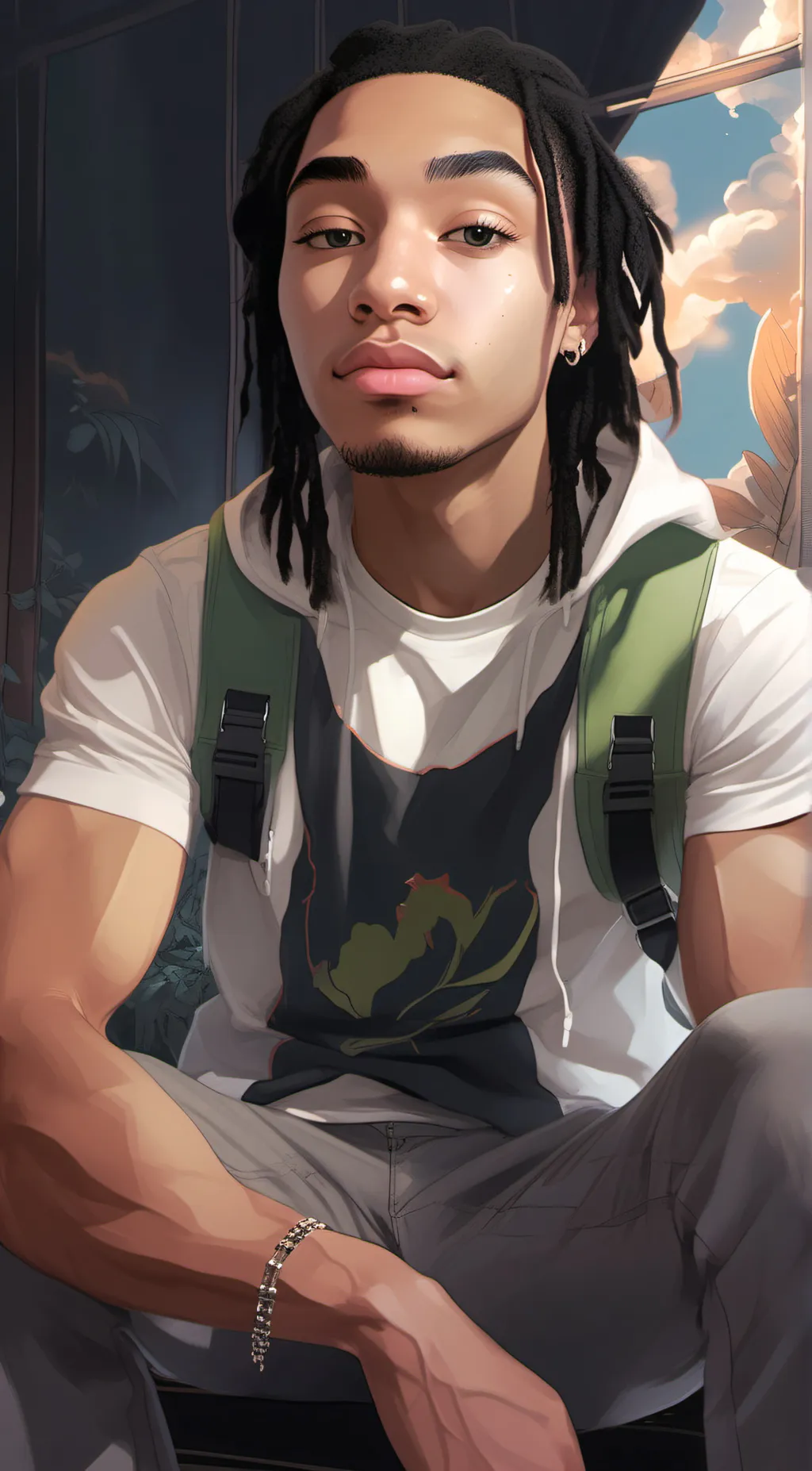 ai character: Riley background