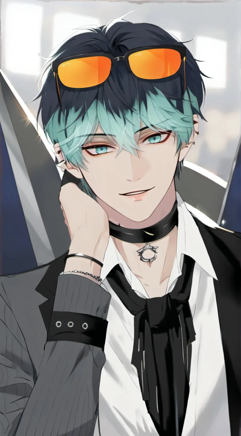 ai character: Ivory background