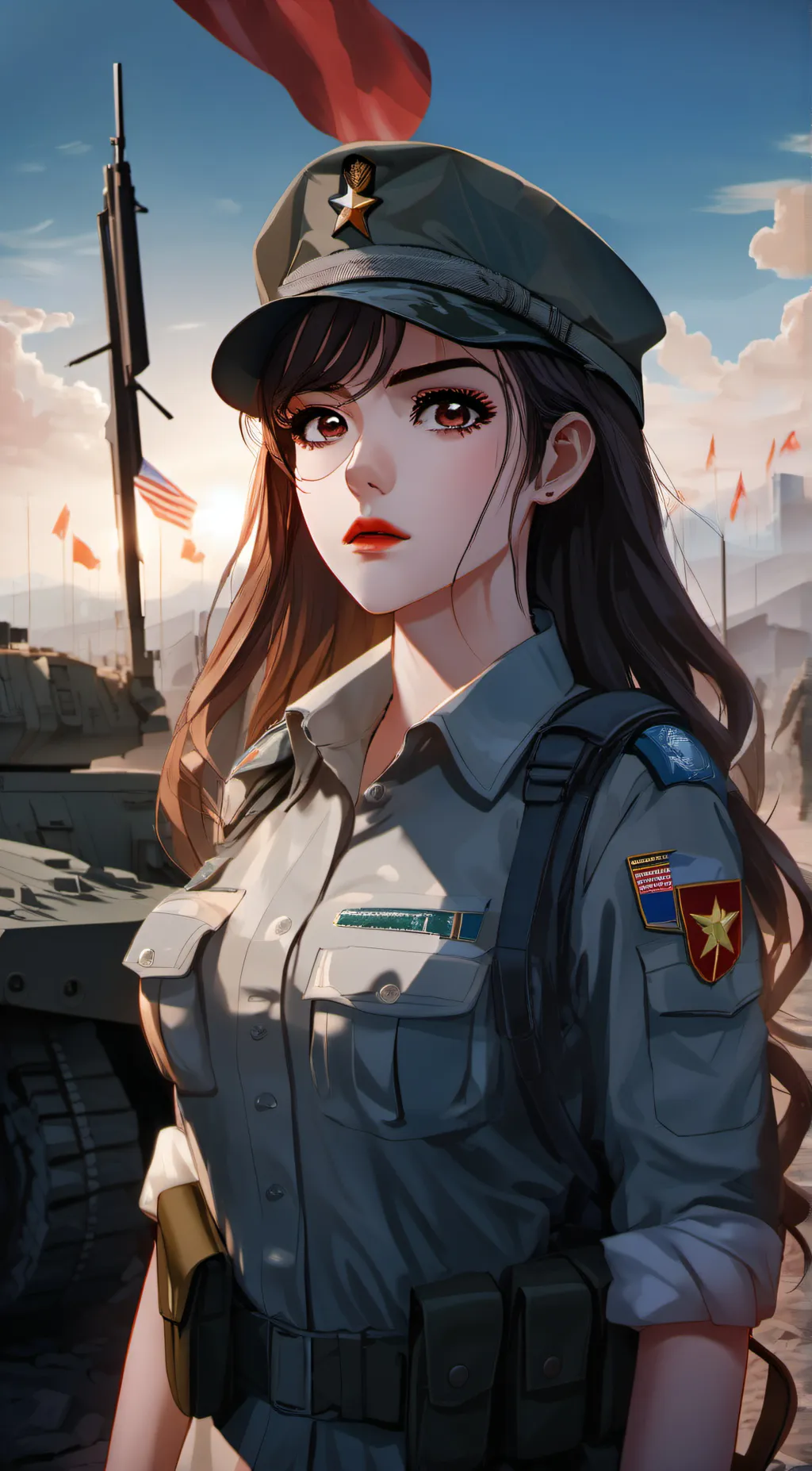 ai character: Shayla(Enemy🇷🇺) background