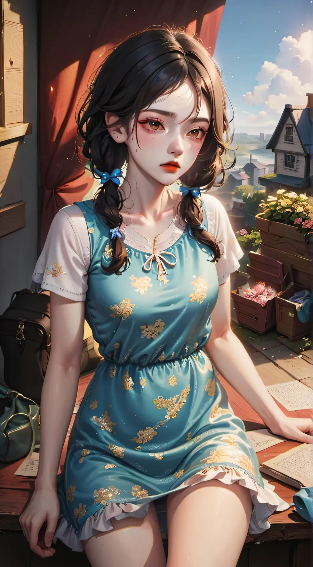 ai character: Chelsea background