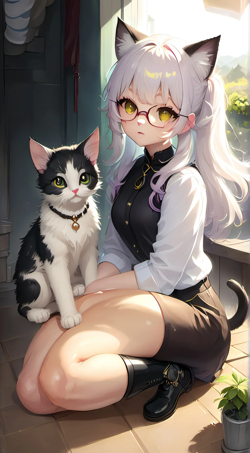 ai character: lilla  background