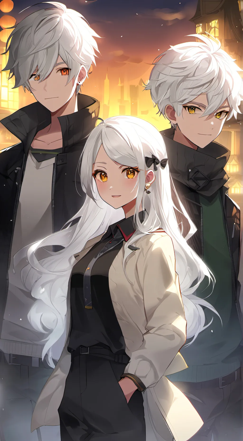 ai character: Genya and Sanemi background