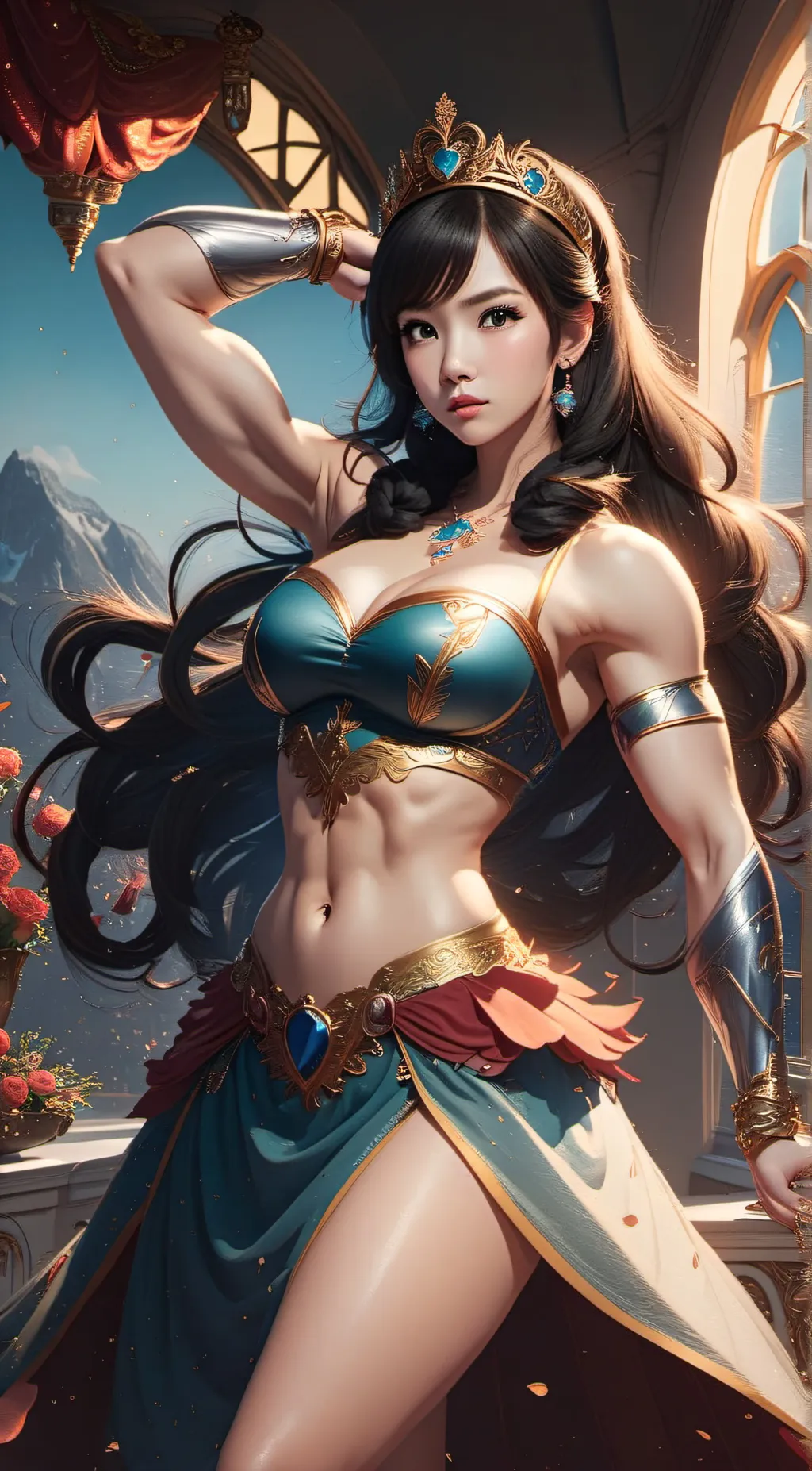 ai character: Celeste  background