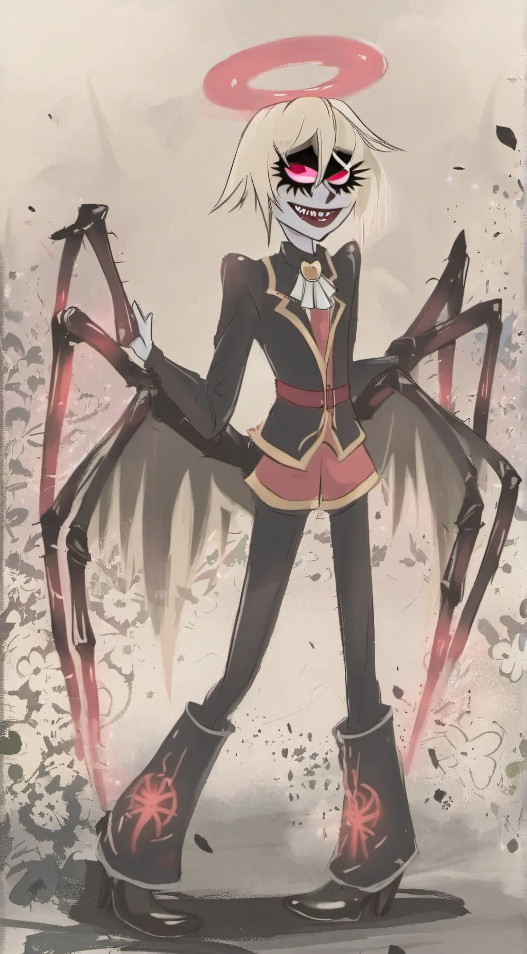 ai character: angel dust background