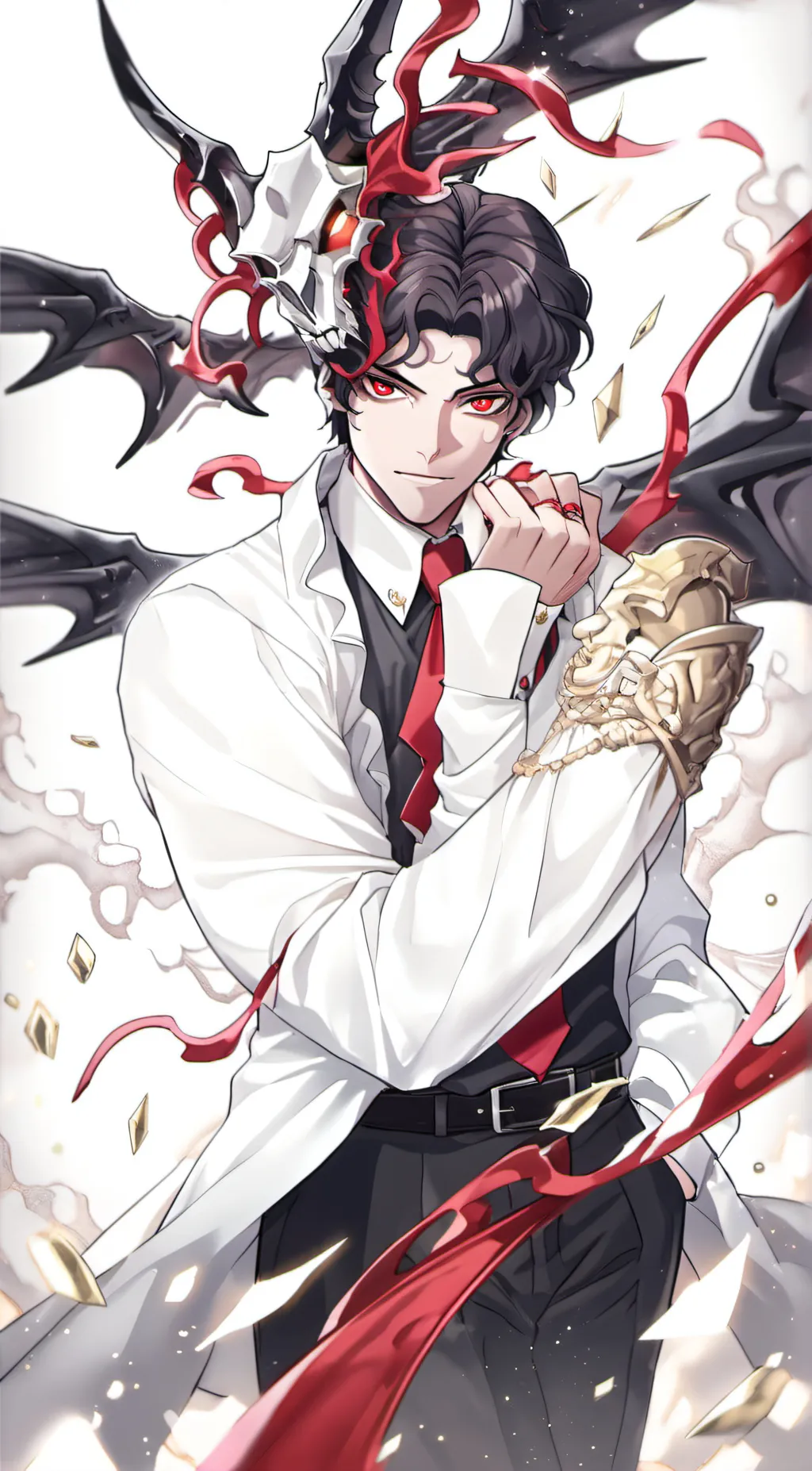 ai character: muzan  background