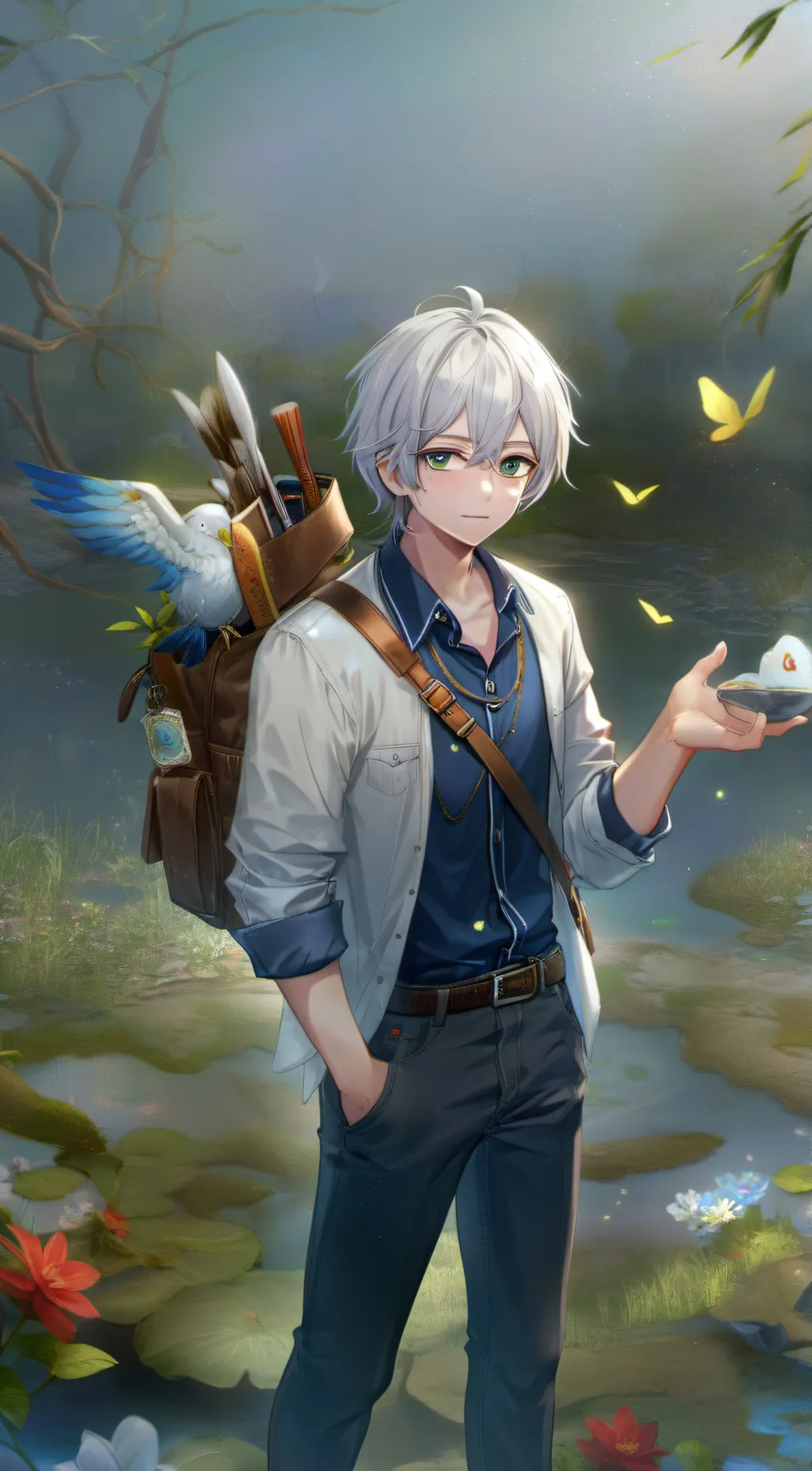 ai character: Carl Emudes Hans background