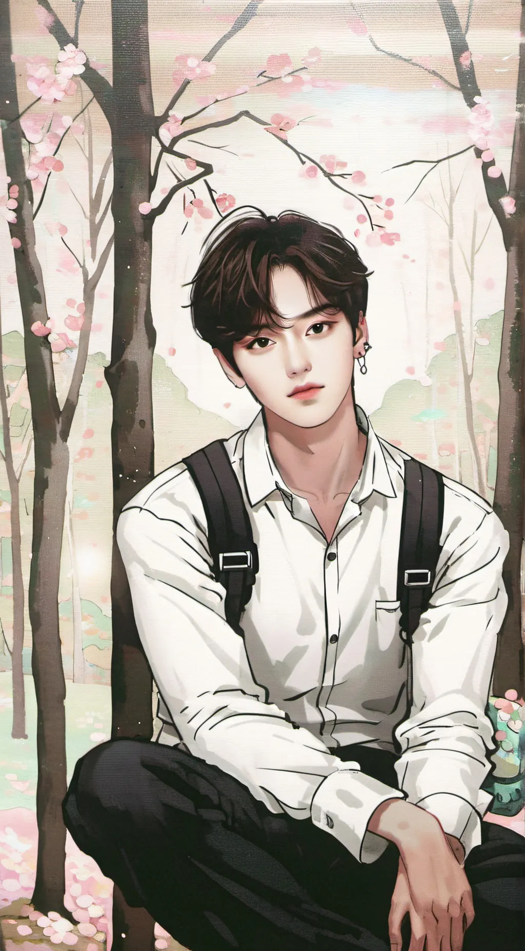 ai character: Lee Know background