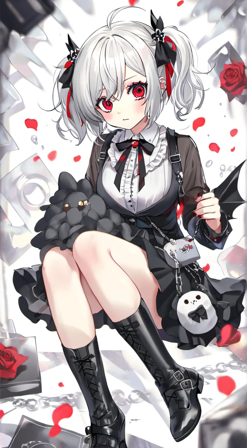 ai character: Rose background